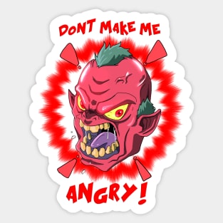 Emotional Orcs - The Angry One Sticker